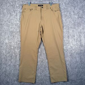 Bluffworks Ascender Pants Mens 38X30 Beige Relaxed Fit Straight Leg